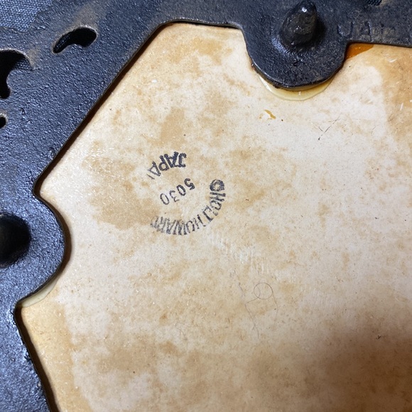 Cast Iron and Ceramic Trivet - Picture 3 of 6